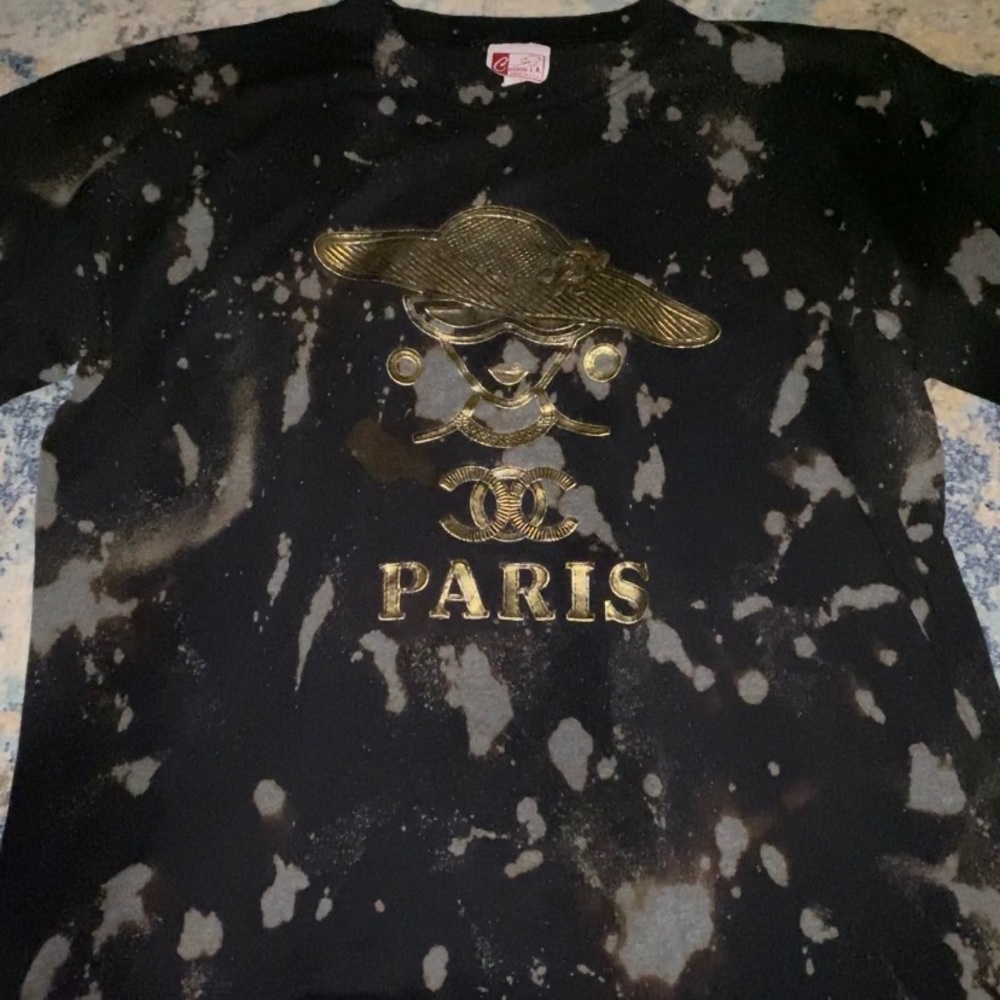 Hand Bleached Graphic Tee